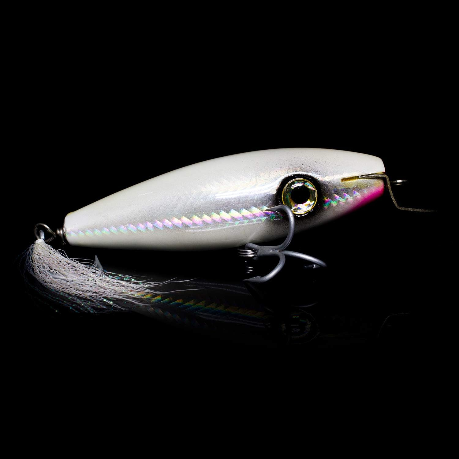YZD Saltwater Trolling Fishing Lure Minnow Hard Bait 4.5'' Big Game Floating Topwater Crankbait Lure for Kingfish Tuna Mackerel Marlin GT Ulua Bait