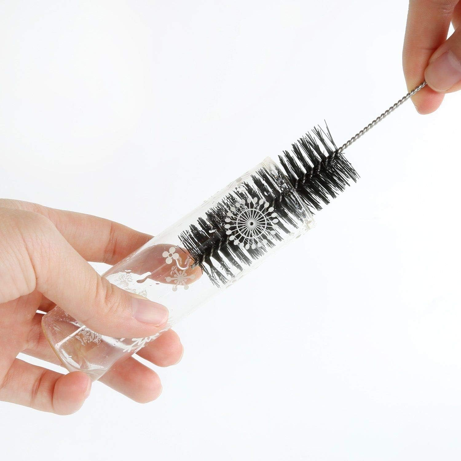 Bottle Cleaning Brushes, 10Packs Kettle Spout Teapot Nozzle Bottle Glasses Straw Cleaner Brush image number 1