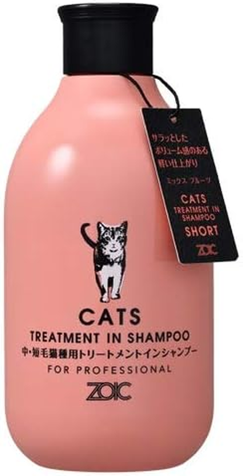 ZOIC N Cats Treatment in Shampoo, Short, 10.1 Fl Oz (300 Ml) (X1)