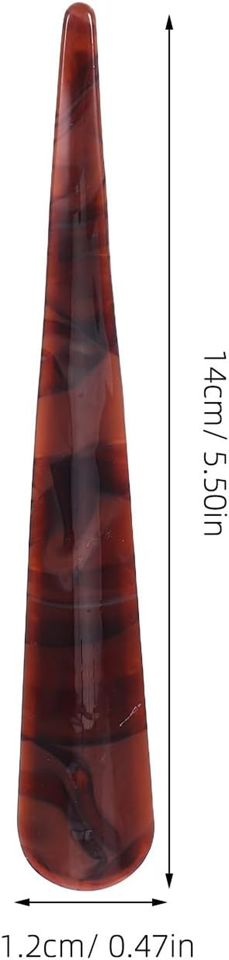 6Pcs Hair Clips Strong Feather Hair Clip Acrylic Hair Clips (Assorted Colour 2) image number 5