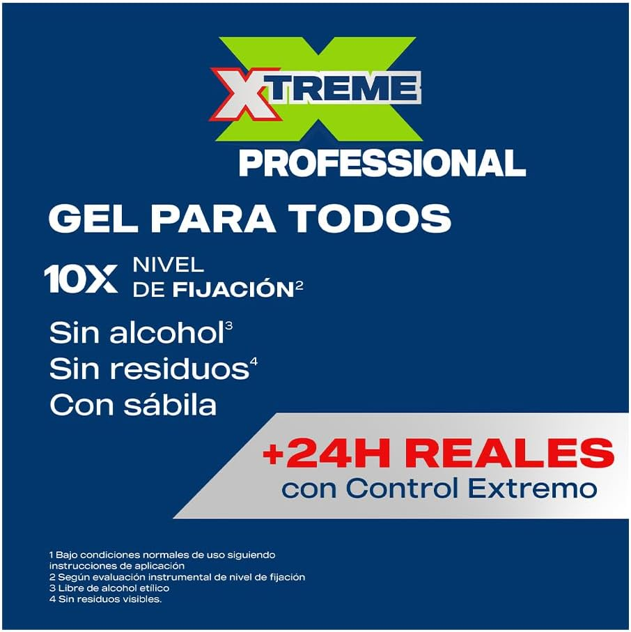Wet Line Xtreme Professional Mexican Hair Styling Gel Clear Cap 35.27 Oz / 1 Kg with Aloe (Directions and Ingredients in Spanish) image number 2