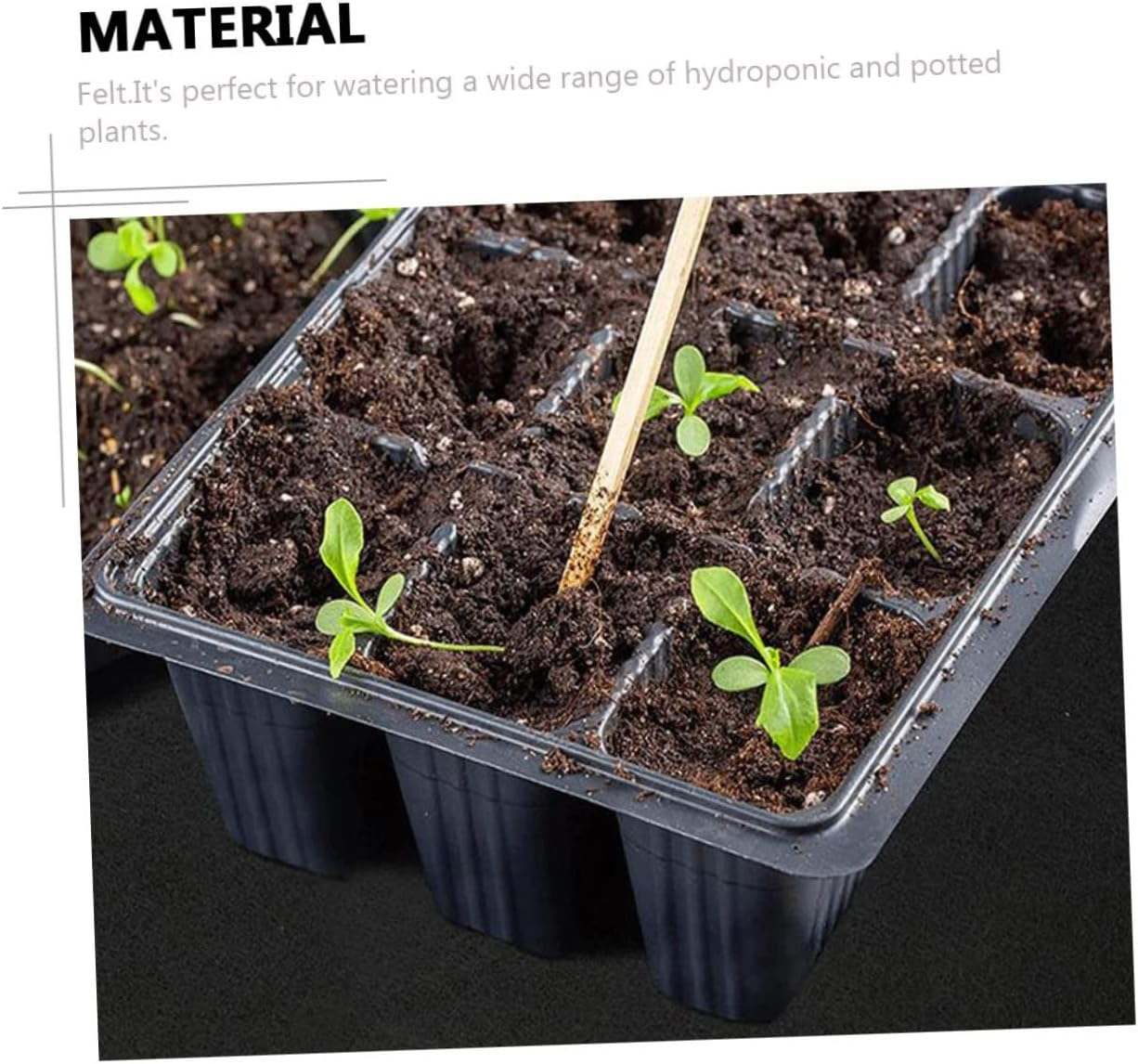 CAXUSD Plant Self Irrigation Pad and Hydroponic Fabric for Indoor Flowers, 120X100Cm Automatic Water Supply System for Indoor Potted Plants and Greenhouse Gardening image number 1