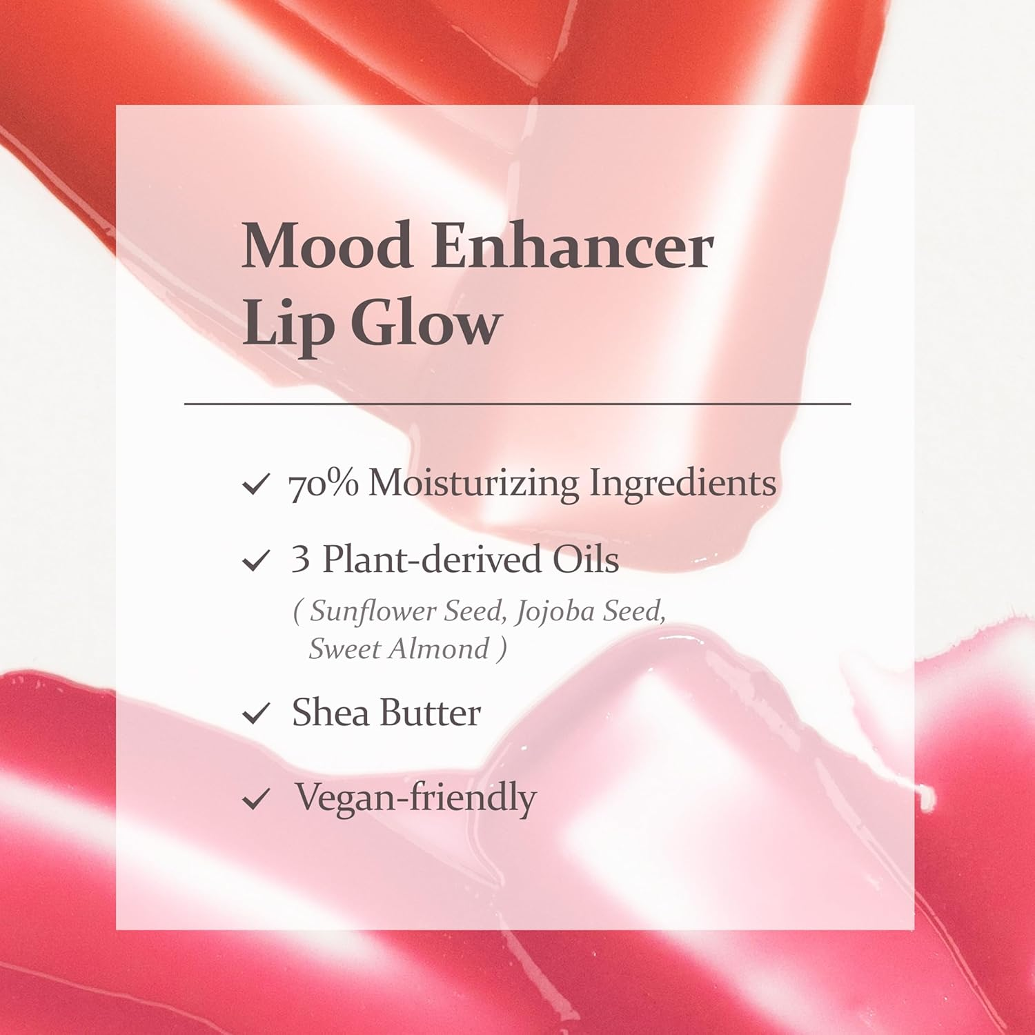 HINCE Mood Enhancer Lip Glow, Moisturizing Lip Balm with Shea Butter & Sweet Almond, Non-Sticky and Long-Lasting Tinted Lip Tint with Buttery Balm Texture for Neutral Color 0.2Oz. (IMPASSIONED) - Impassioned image number 5
