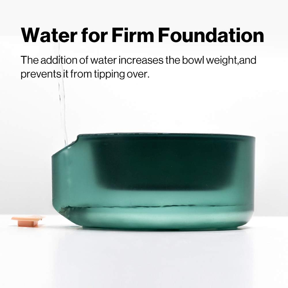 Pidan Cat Bowl Elevated Pet Feeder Raised Food and Water Bowl Stainless Steel Heating and Cooling by Water for Small Medium Large Cats and Dogs(Secret Technique of Water) (Single Bowl-L) image number 5