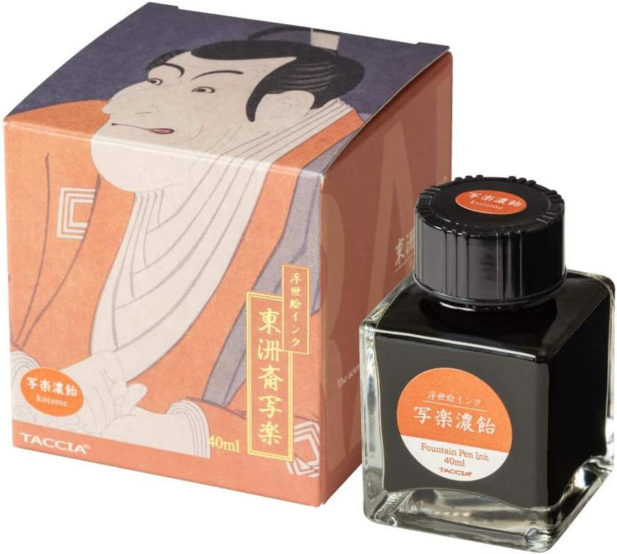 Taccia Fountain Pen Ink Bottle 40 Ml, Hokusai-Koiai