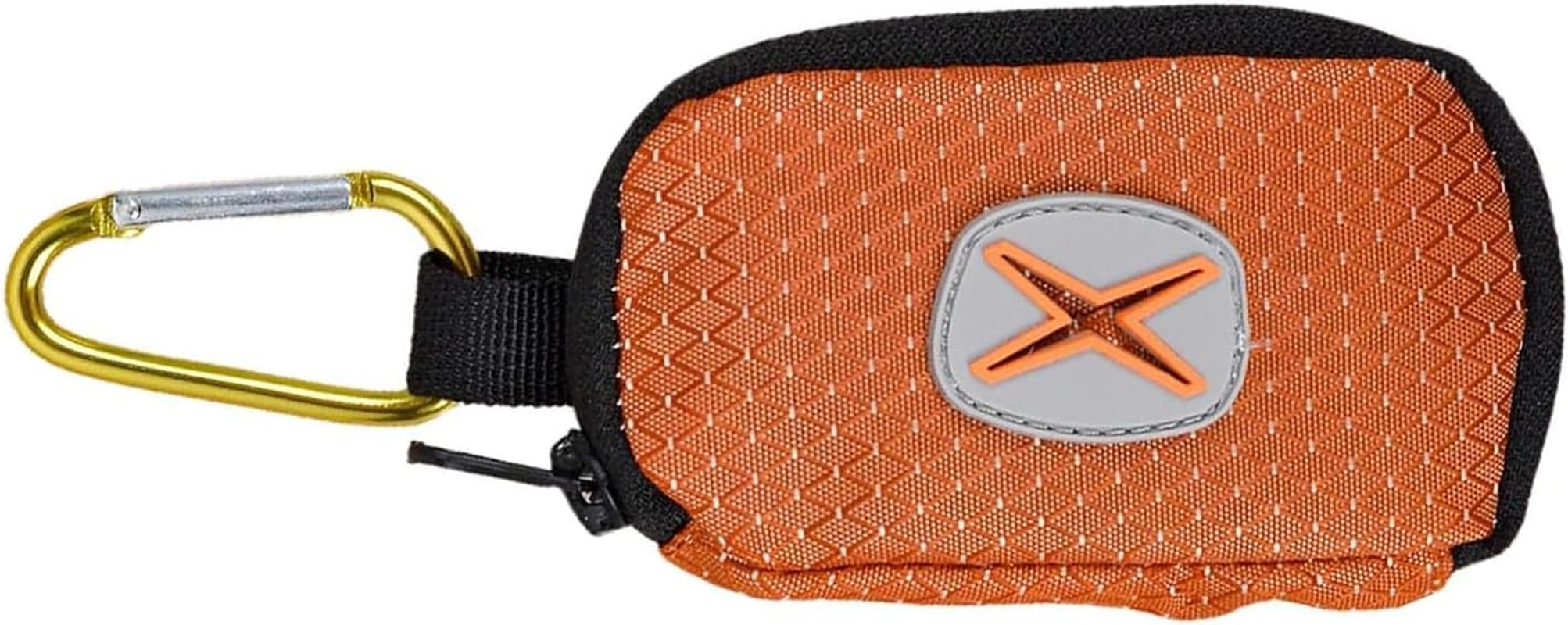 Fokmuaex Dog Poop Bag Dispenser with Zipper Pouch, Leash Attachment Waste Bag Holder, Portable Poop Bag Carrier for Dog Walking, Hiking & Travel (1 Pack) (Blue)