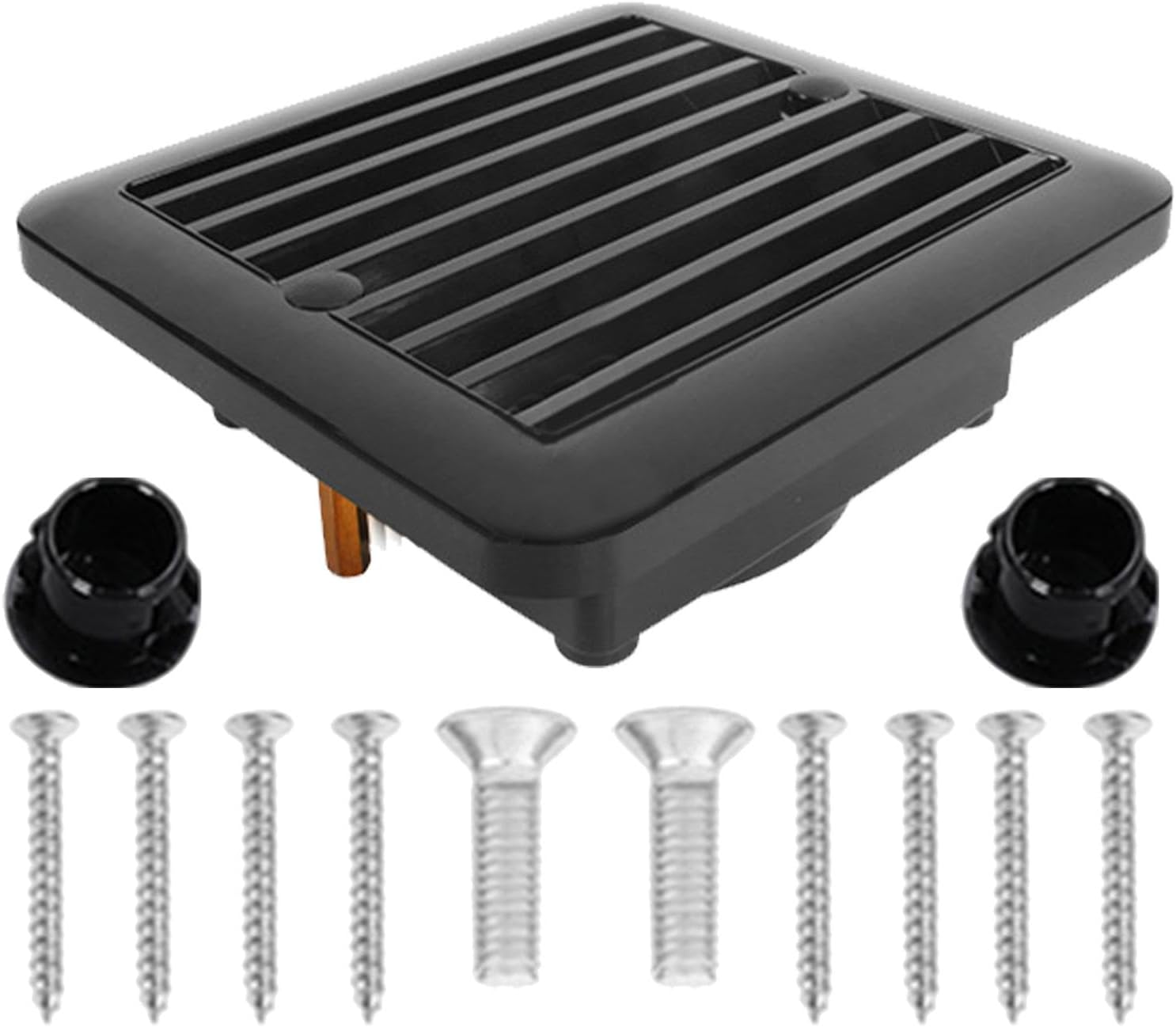 RV Air Vent Fan, 12V Side Exhaust Fan for RV, Silent Wind RV Fan, High Efficiency RV Fan, RV Side Wall Fan, Refrigerator Heat Dissipation Fan, 12V Side Exhaust Fan for RV