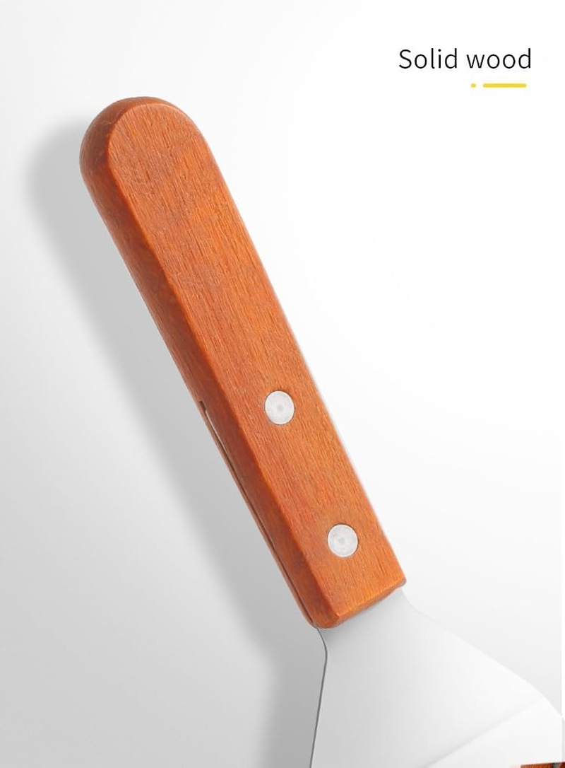 Kitchen Utensils Shovel Hamburger Shovel Stainless Steel Teppanyaki Cooking Barbecue Tools (Style1, One Size) image number 4