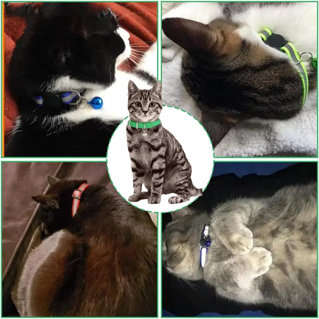 Weddhuis 1 X Leather Cat Collar with Bell with Diamond Star Moon image number 5