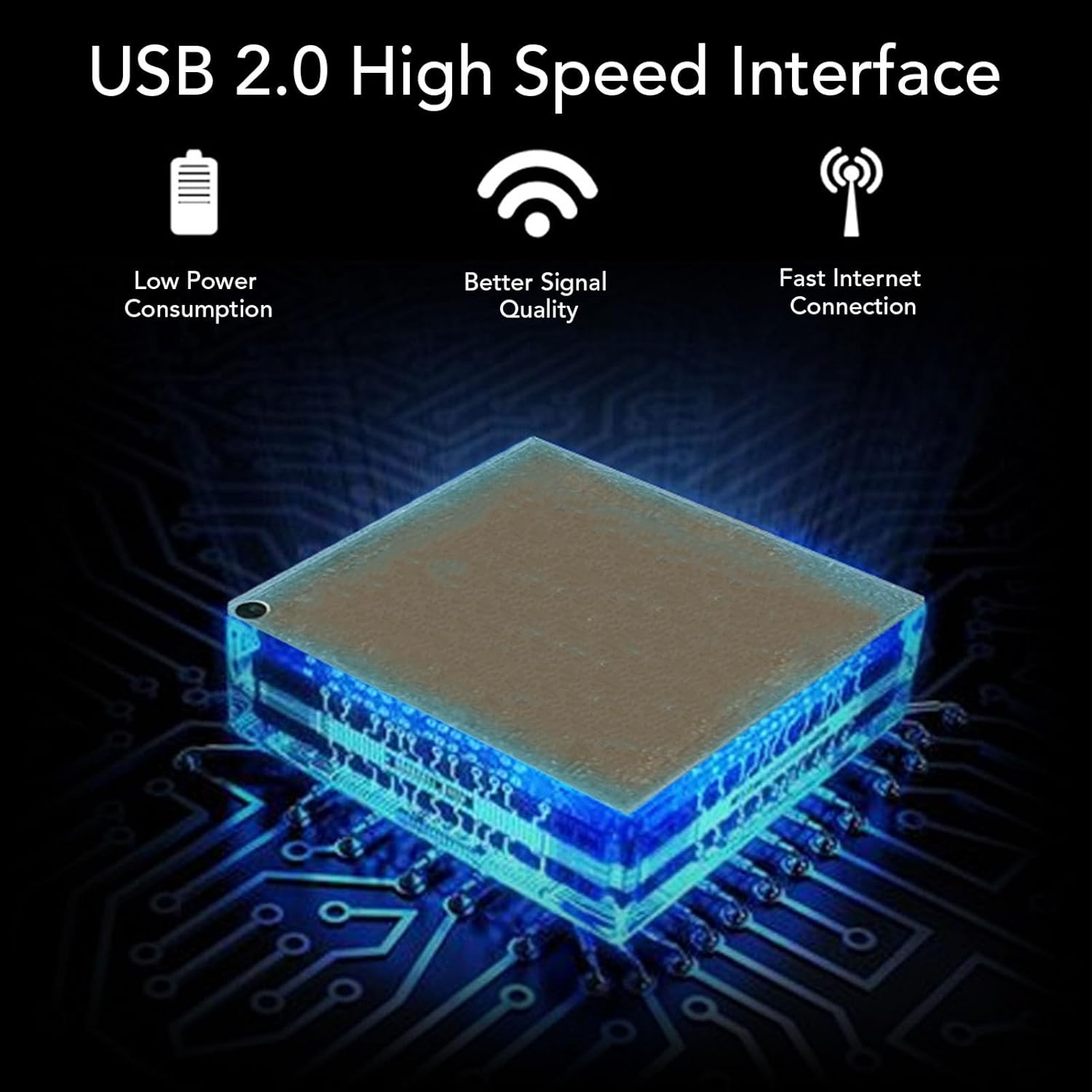 4G Full Network Module USB 2.0 Network Module Internet Access with GPS for SIM Card Slot for 4G Antenna, GPS Antenna, at Commands, PCB Constructed image number 6