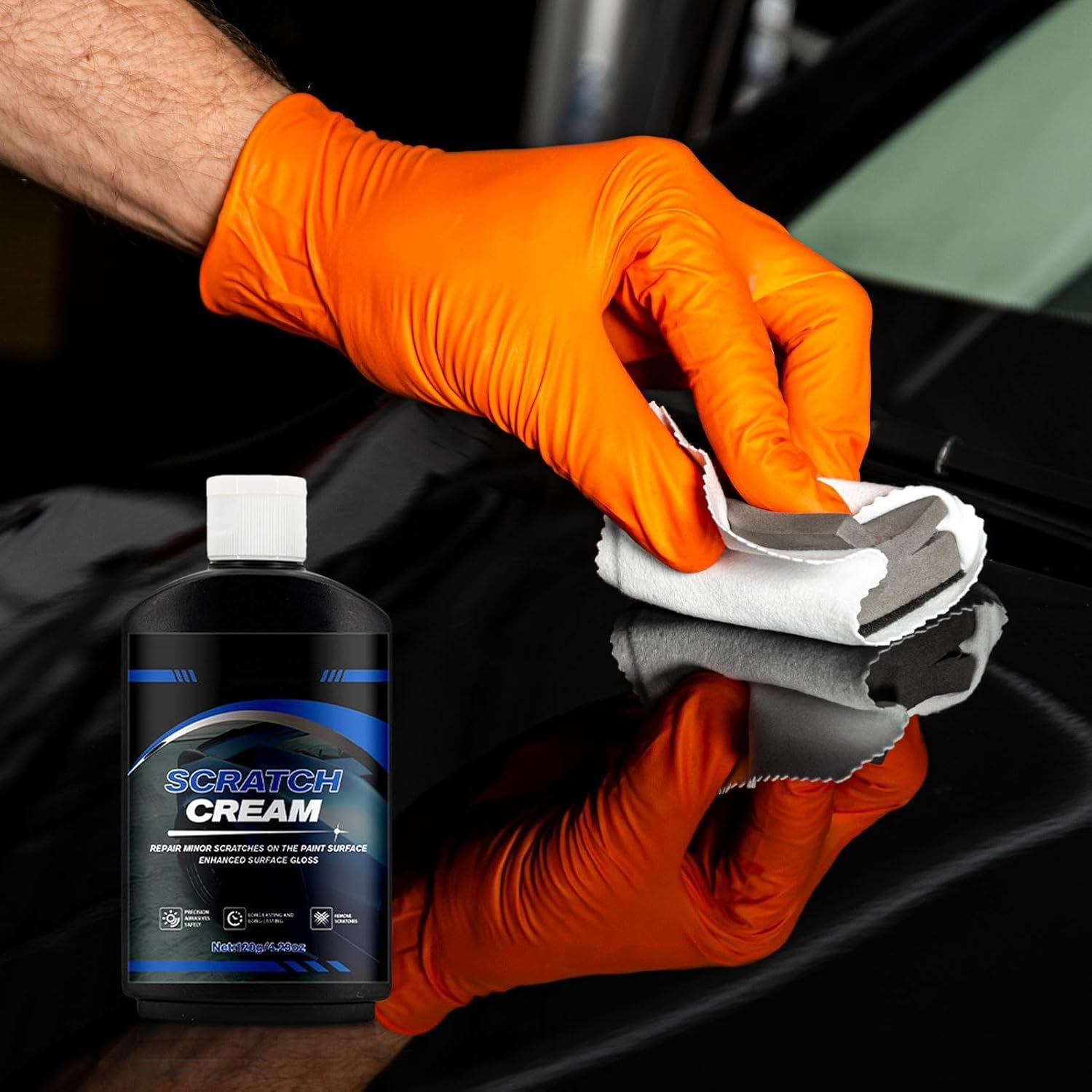 Car Scratch Repair - Paint Restorer Repair Scratches - Auto Scratch Remover & Polishing Wax, Automotive Paint Repair for Car Refurbishment