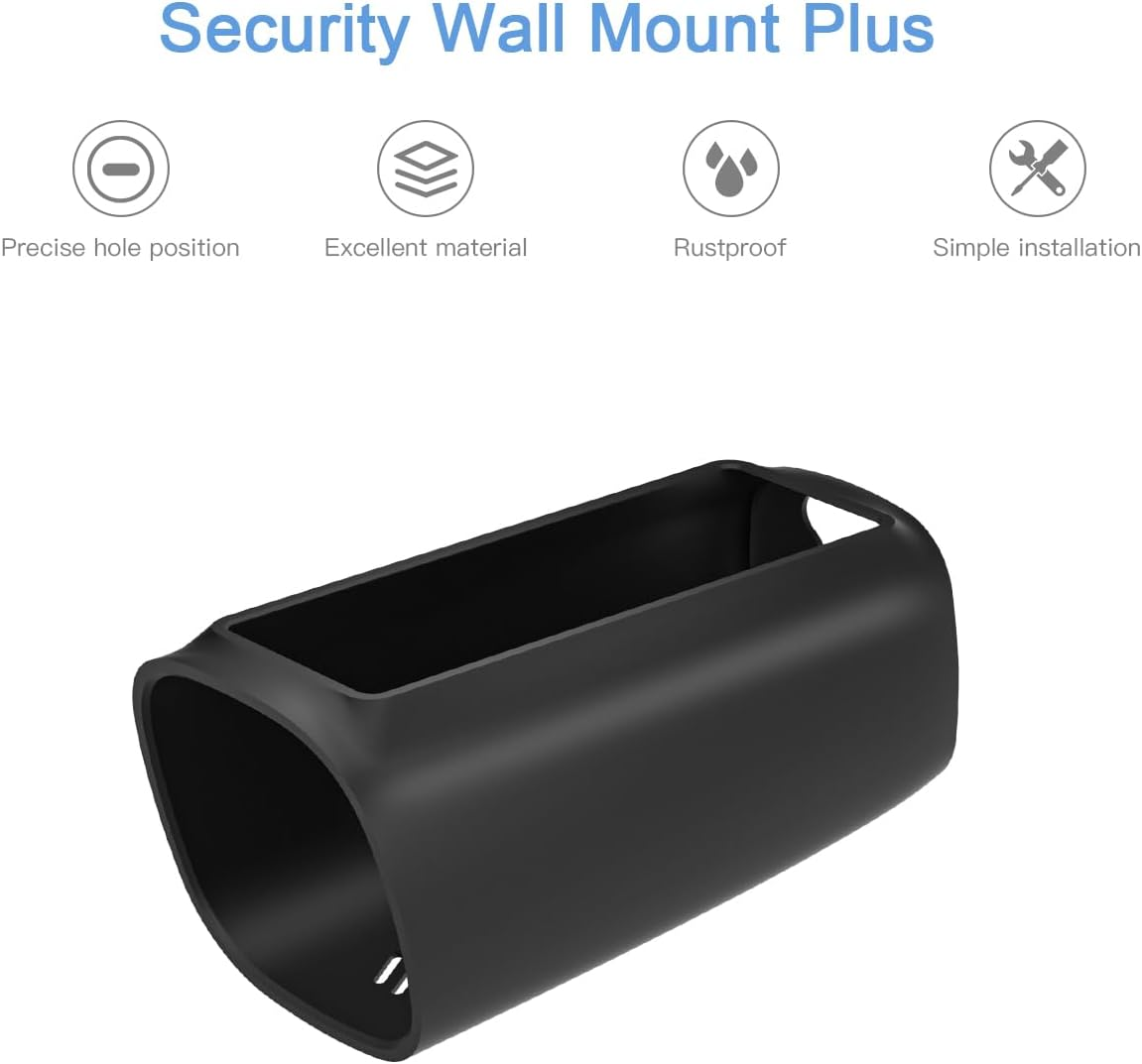 HOLACA Silicone Skin for Eufycam 3(S330) Wireless Home Security Camera System(2Pack) (Black) image number 4