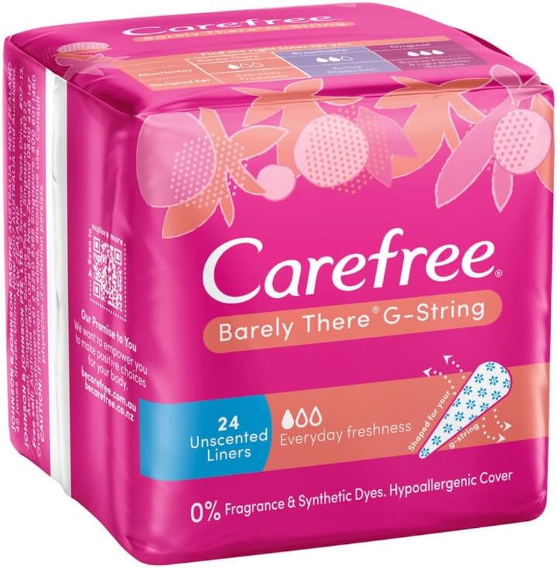Carefree Barley There G-String Liners 24 Pack