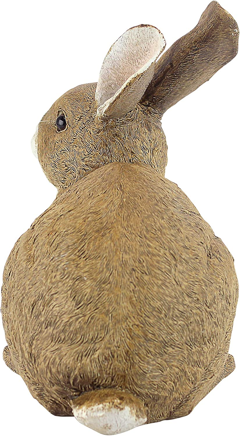 Design Toscano QM200861 ! Bashful, the Bunny, Lying down Garden Rabbit Statue 10 Inch image number 3