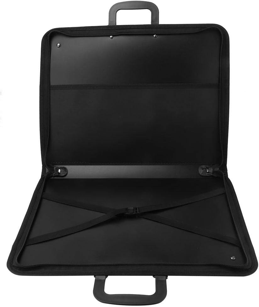 Painting Board Bag, PVC Portable Art Portfolio Case Bag A3 Drawing Sketch Board Storage File Bag Document Carry Case Artist Portfolio Case image number 5