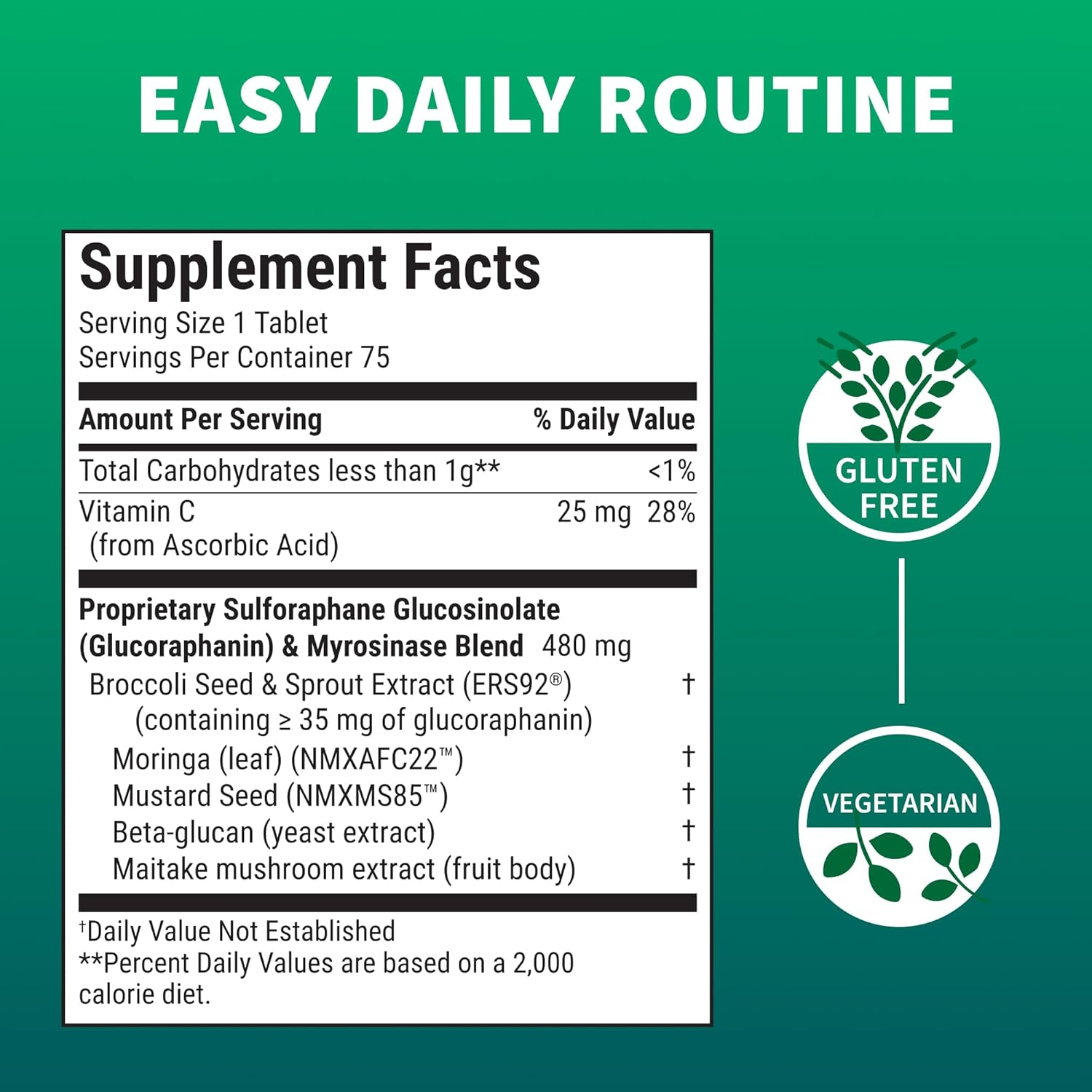 Avmacol Extra Strength Sulforaphane Production System for Immune Support, 75 Tablets image number 5