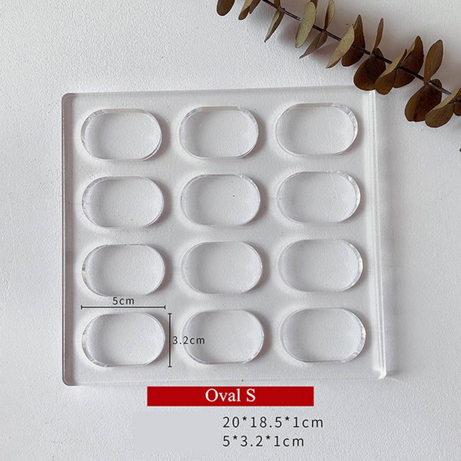 3X Clear Polycarbonate Dacquoise Cake Mold Oval Dakovaz Macaron Mould Cake Decorating Tool Bakeware image number 3