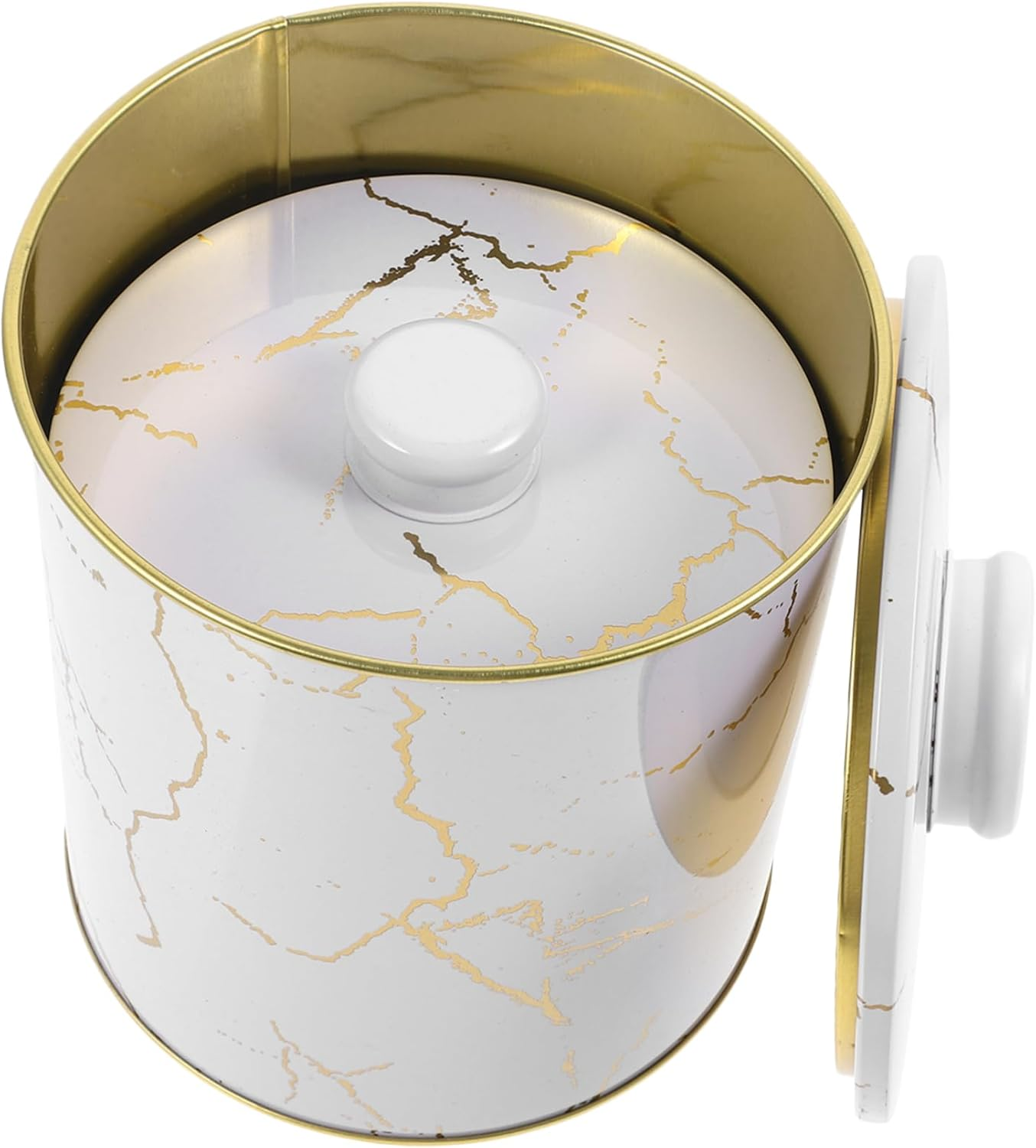 KICHOUSE 2Pcs Iron Bread Storage Box Home Bakery Food Packaging Cake Box for Baking Bread Storage