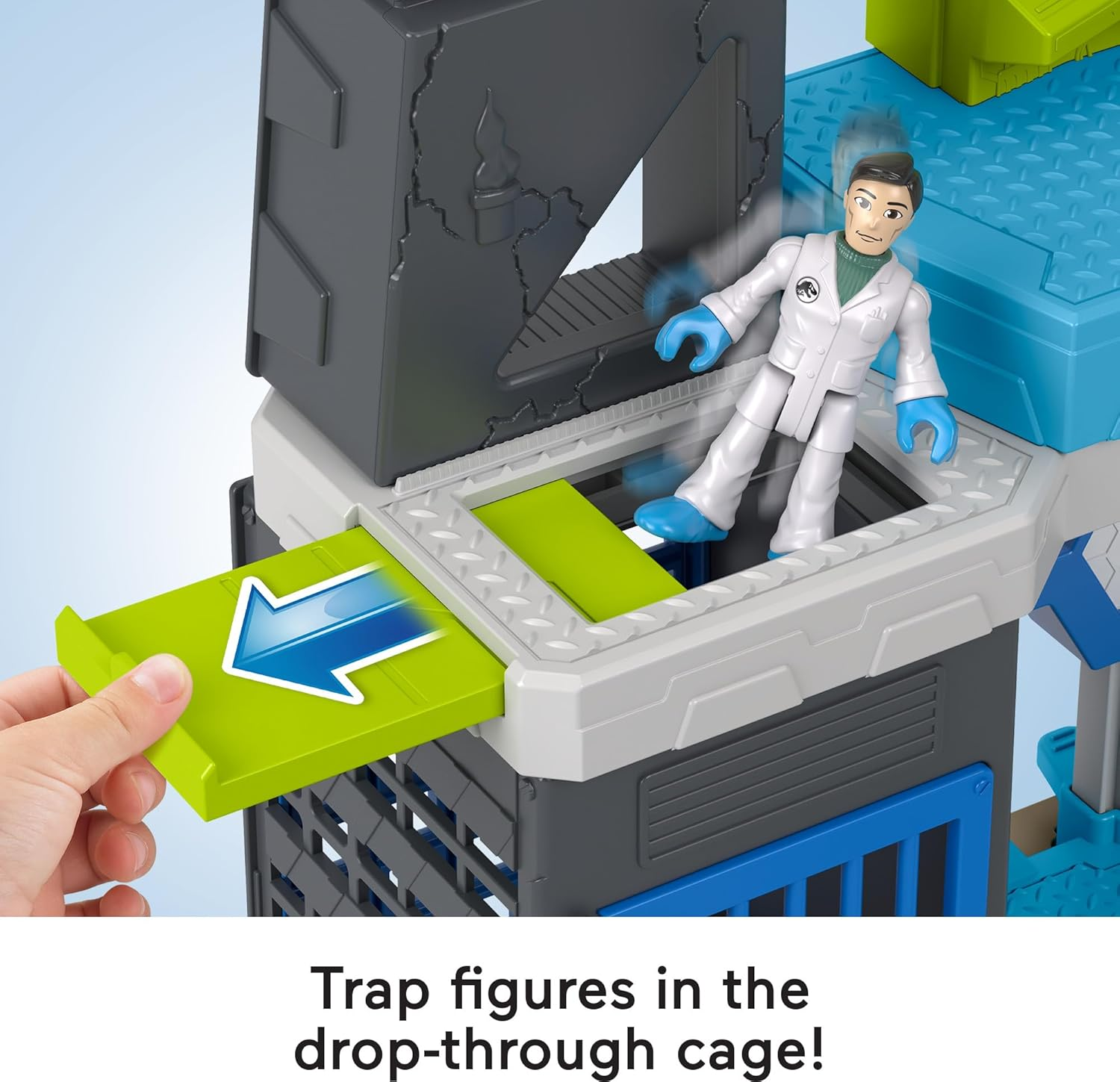 Fisher-Price Imaginext Jurassic World Dinosaur Toys Scan & Glow Dino Playset with Lights & Sounds for Kids Ages 3+ Years