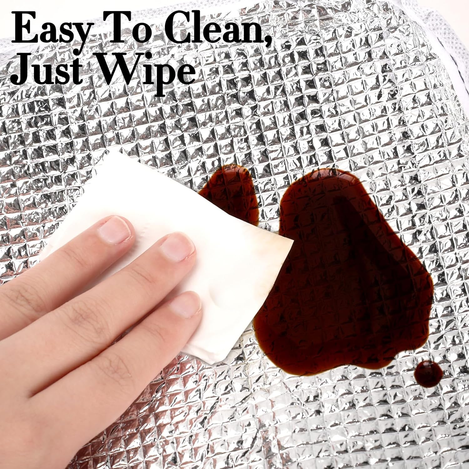 Viiotu Insulated Lunch Bag, Small Lunch Bag for Women Men Kid, Reusable Lunch Cooler Bag for Work Office Outdoor Picnic Camping (Black) image number 2