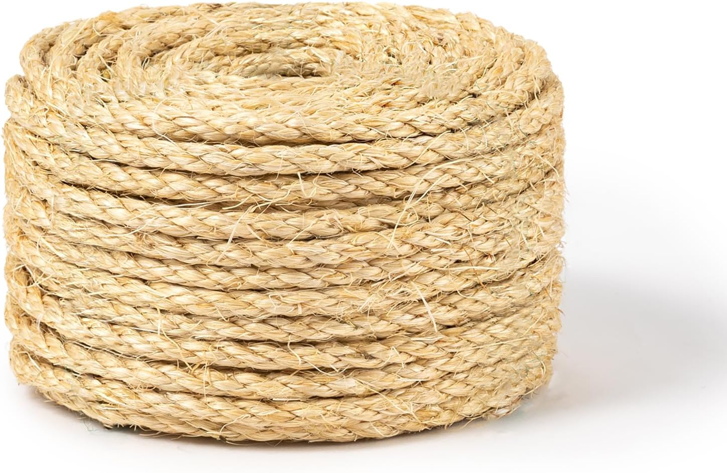 PELZIN Natural Sisal Rope for Cat Scratcher 6Mm X 30M, Cat Scratching Post Replacement Rope, Cat Tree Twine for Scratching Post Repair, Recover, Replace and DIY, Natural