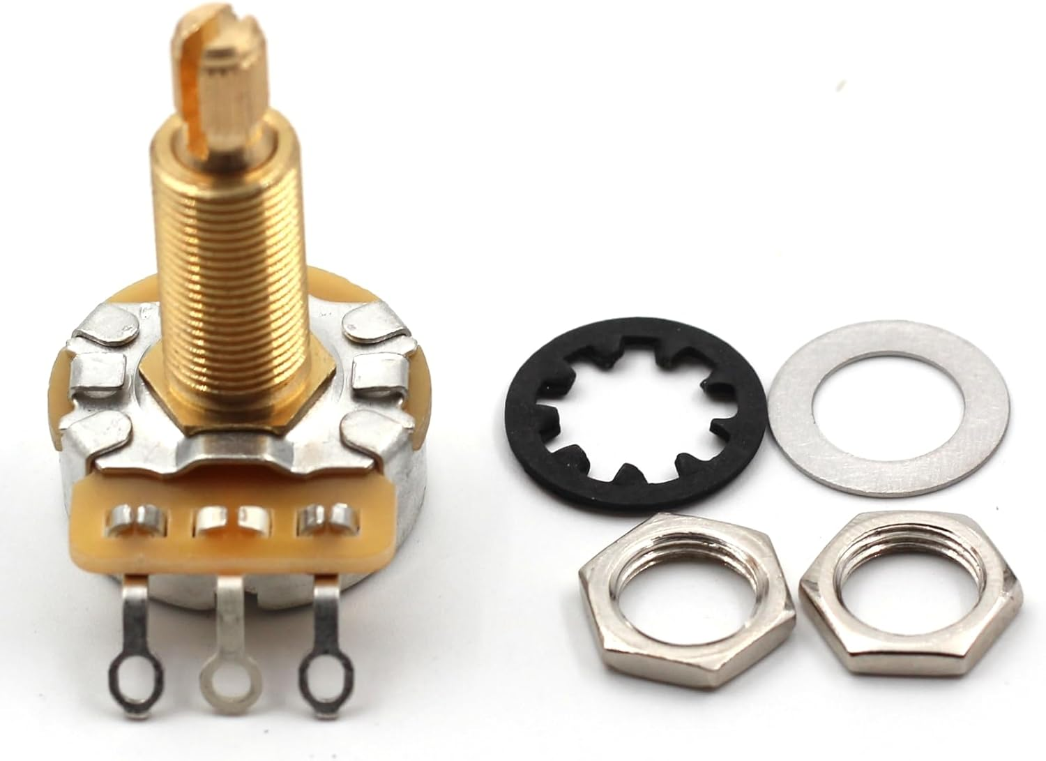 CTS TAOT CUSTOM 525K LONG Shaft Potentiometers - 5% Tolerance (All Pots Meter 500K-550K) - Set of 4 (4X) image number 2