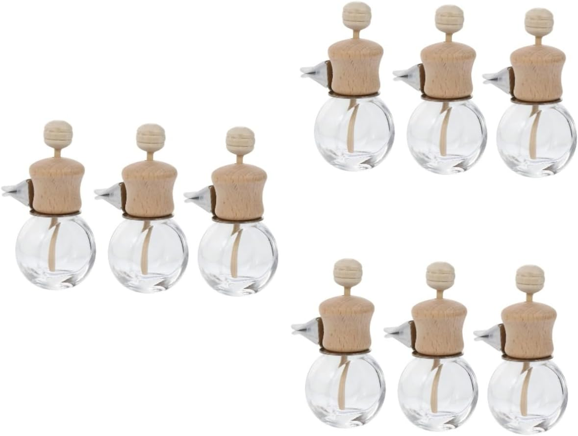 STOBAZA 3Pcs Car Diffuser Bottles for Essential Oils Compact Aromatherapy Containers for Vehicle Use Easy Installation Lightweight Design