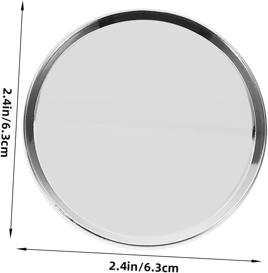 Outanaya 63Mm Wheel Hub Covers Center Caps 2Pcs Silver Car Wheel Center Hub Caps Replacement Automotive Rim Covers