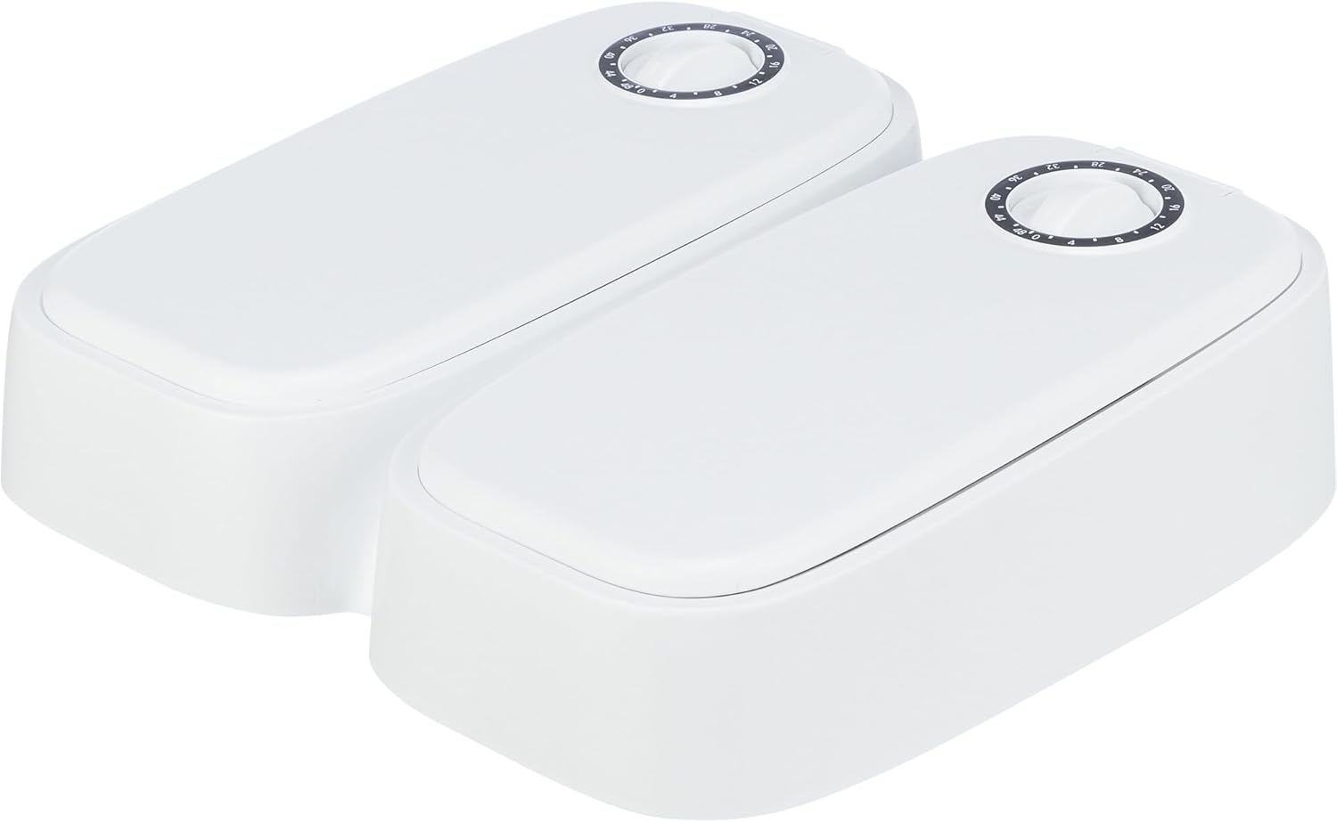 TRIXIE TX2 Automatic Food Dispenser, Dual Compartments, Dual Timer, 48 Hour Timer, Battery Operated, White image number 3