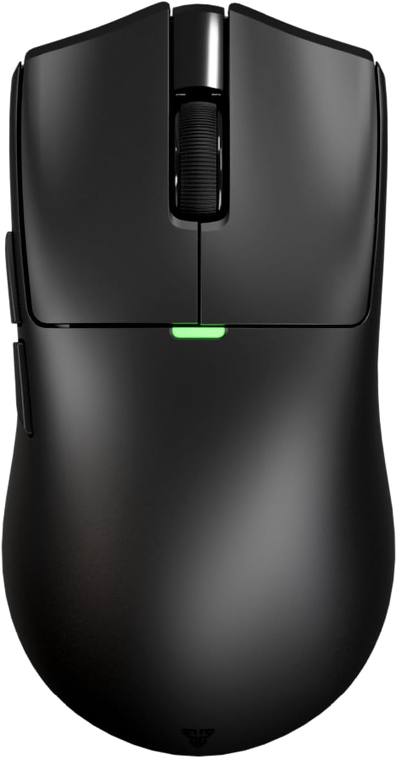 Fantech Tanto E Wireless Gaming Mouse Pixart 3311 Gaming Sensor 12000 DPI, HUANO Switches, Super Lightweight 57 Grams, 3 Mode Connectivity, RGB Charging Dock - Pink