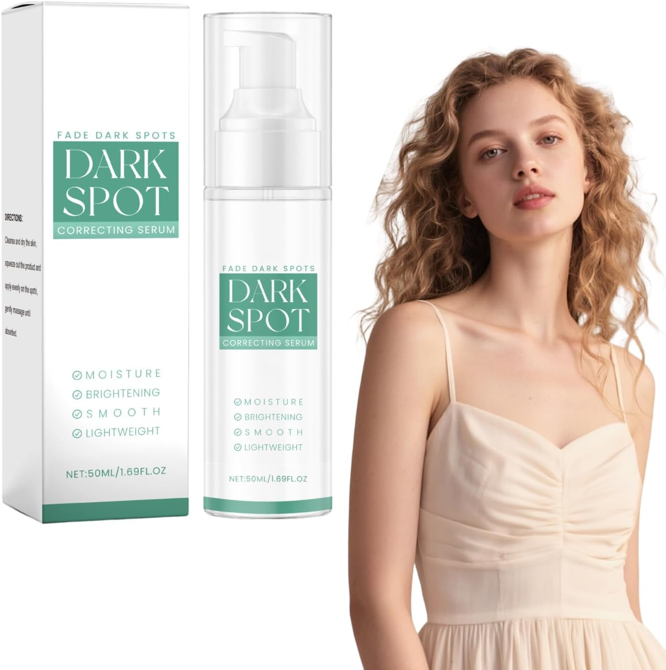 Dark Spot Corrector for Face and Body Serum with Niacinamide - Dark Spot Correcting Glow Serum for Even Skin Tone - Skin Brightening Cream to Improve Skin Tone - for All Skin Types, 50Ml (1 Bottles)