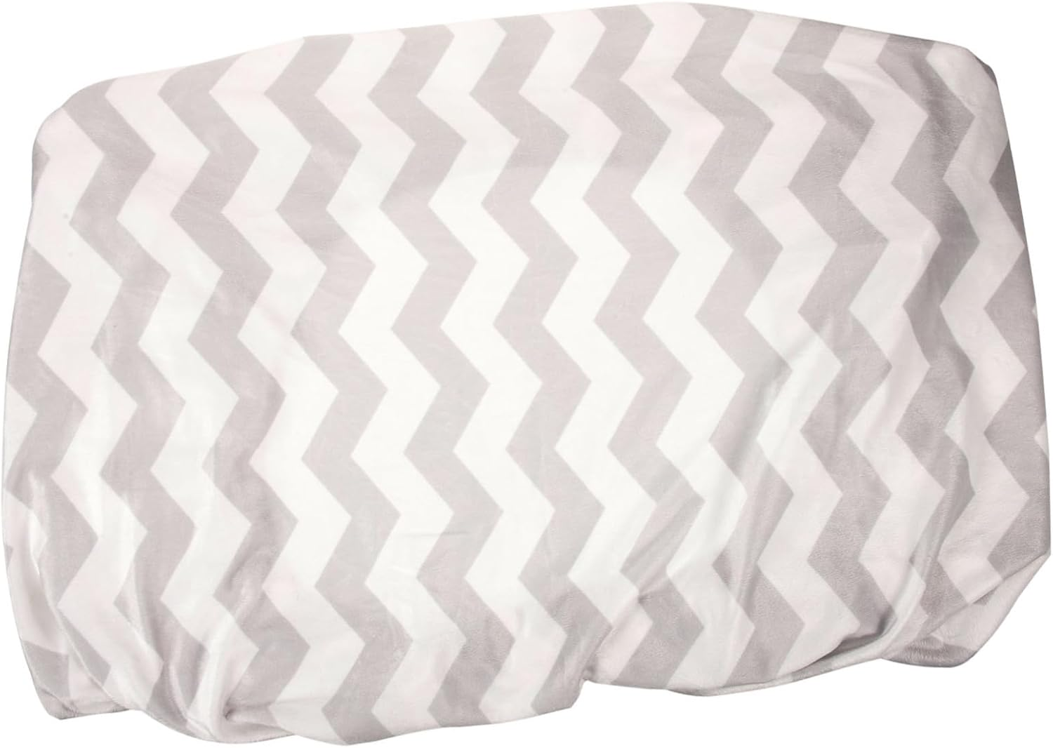 Baby Diaper Changing Pad Cover for Infants Portable Reusable Travel Changing Mat Cover Skin-Friendly Supple Baby Pad Sleeve in Grey Water Wave image number 2