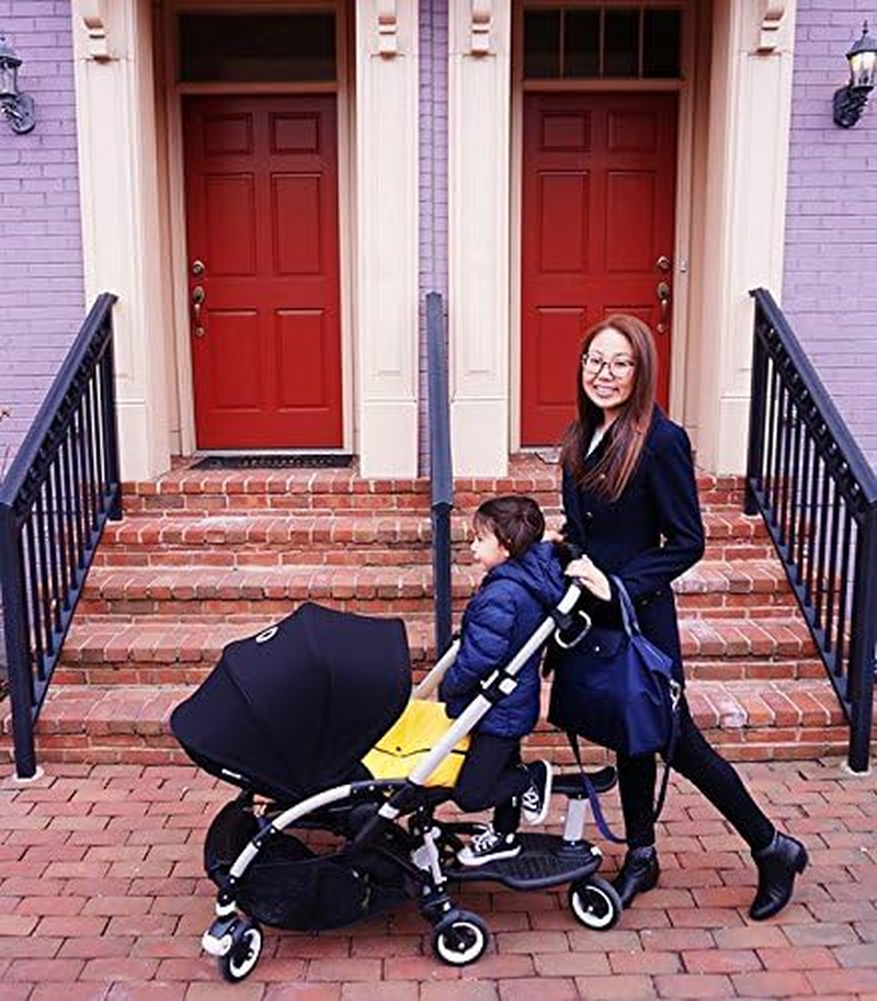 Bugaboo 2017 Comfort Wheeled Board - Stroller Ride on Board with Detachable Seat, Holds Children up to 44Lbs, 1 Count (Pack of 1) image number 1