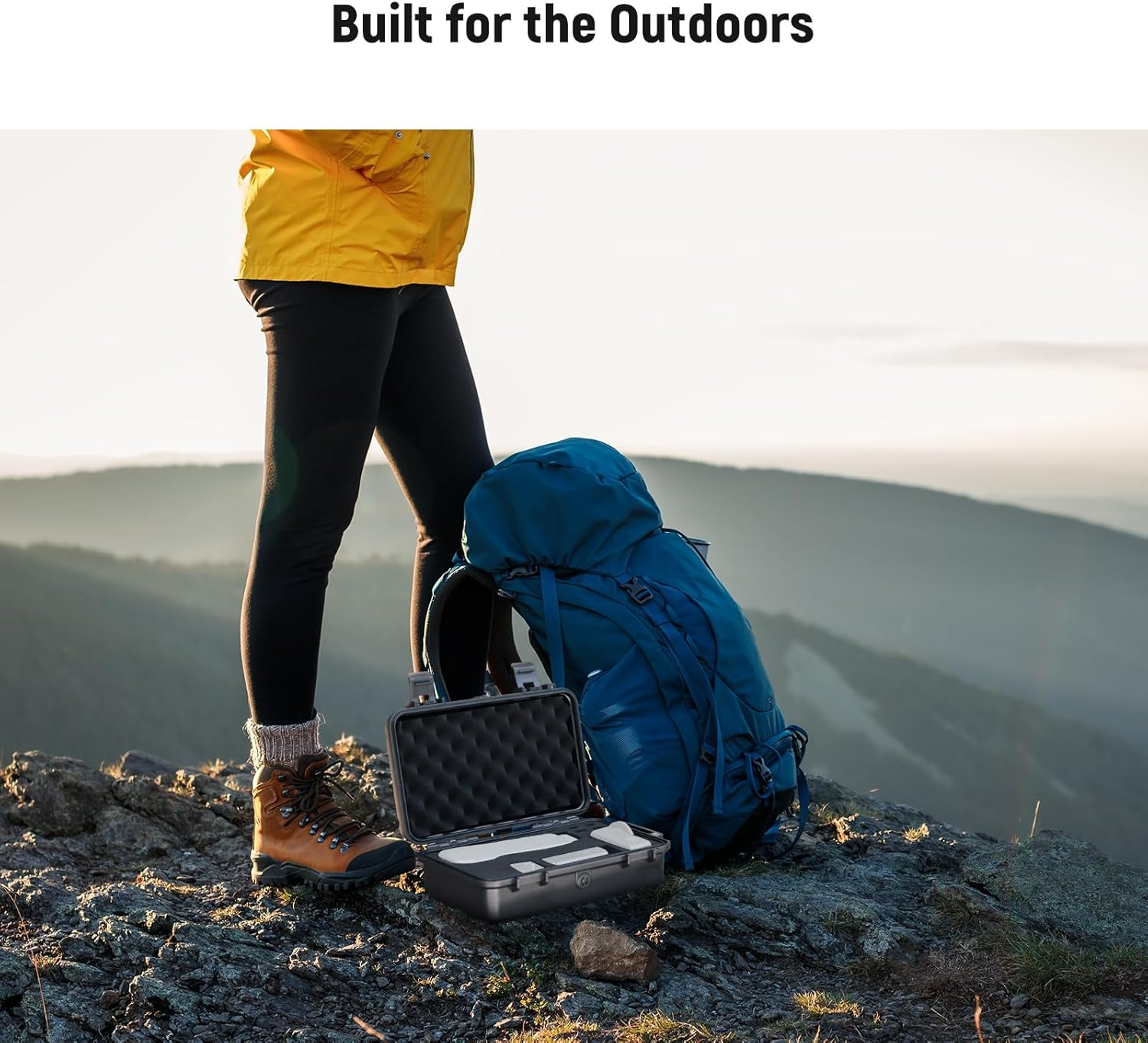 NEEWER Hard Case Compatible with DJI Osmo Pocket 3 & Creator Combo Accessories, IP67 Waterproof Dustproof Shockproof Portable Travel Storage Case with Custom Foam Inserts & 17 Slots, AC022 image number 6