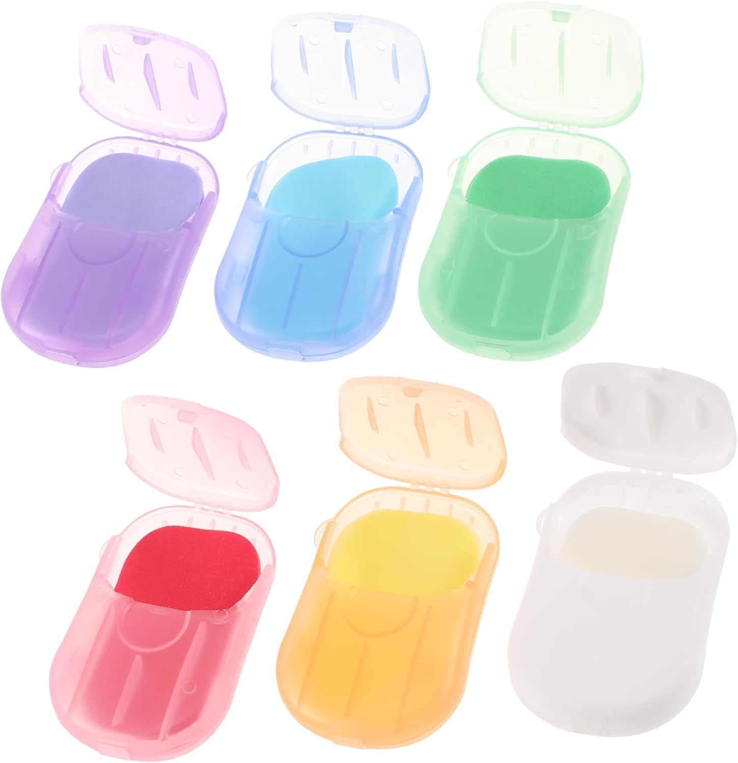 POPETPOP 120Sheets Camping Soap of Paper Soap Portable Travel Hiking Paper Safe Refreshing image number 1