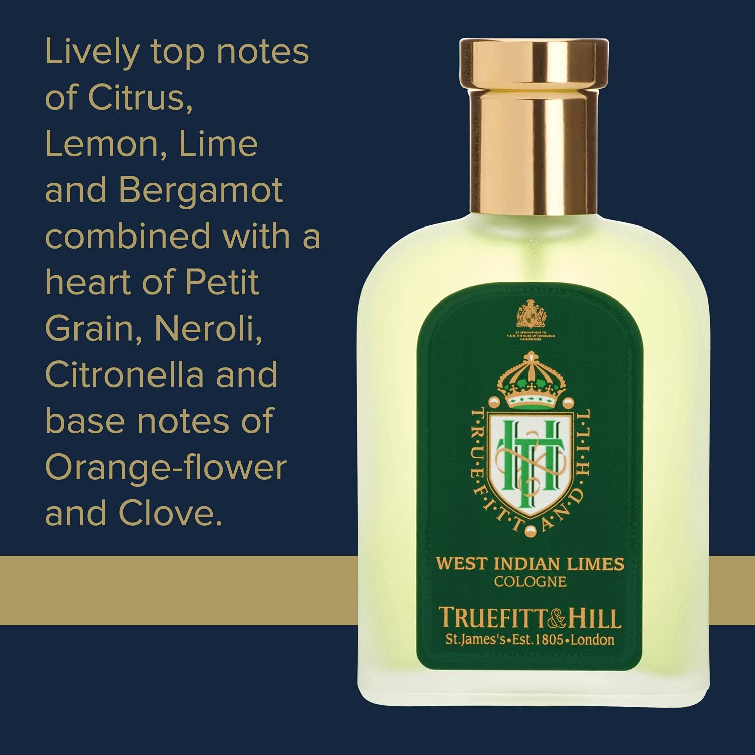 Truefitt and Hill West Indian Limes Cologne, 100 Ml