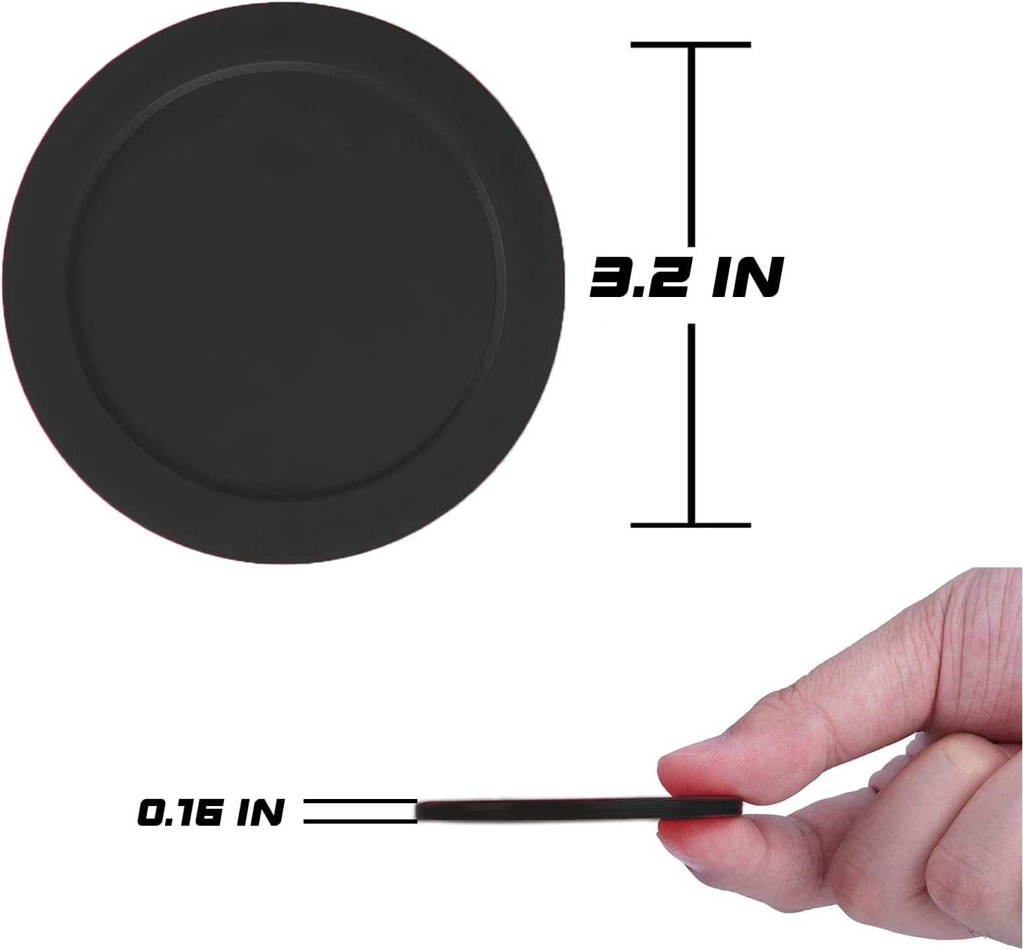 3.25 or 2.5 Inch Air Hockey Pucks - Professional, Durable Pucks for Large Tables - Compatible with Standard Pushers and Goals - Best Air Hockey Accessories for Fun and Entertainment by INSCOOL image number 5