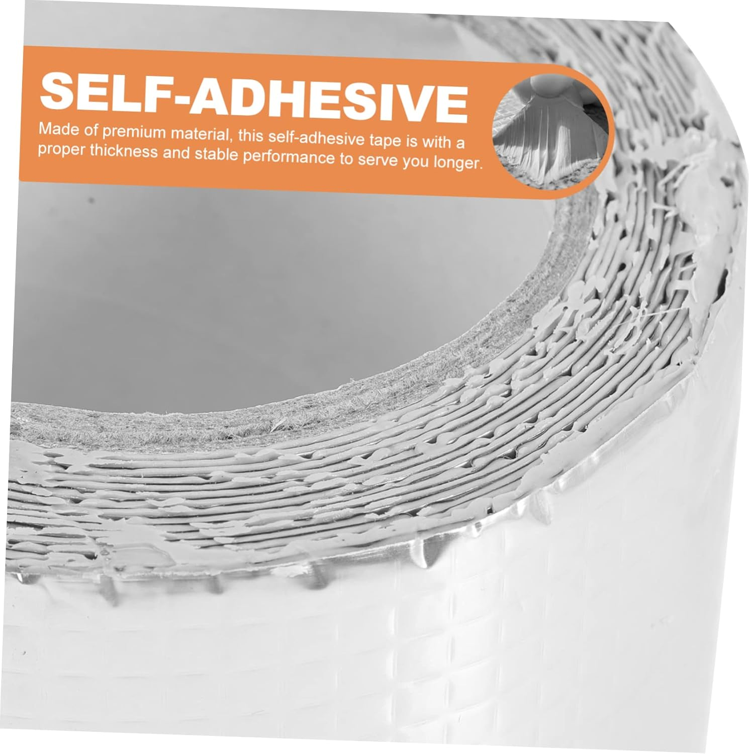 CHILDWEET Aluminum Foil Sealant Tape Water Barrier Tape Self-Adhesive for Roof Repair Shower Walls
