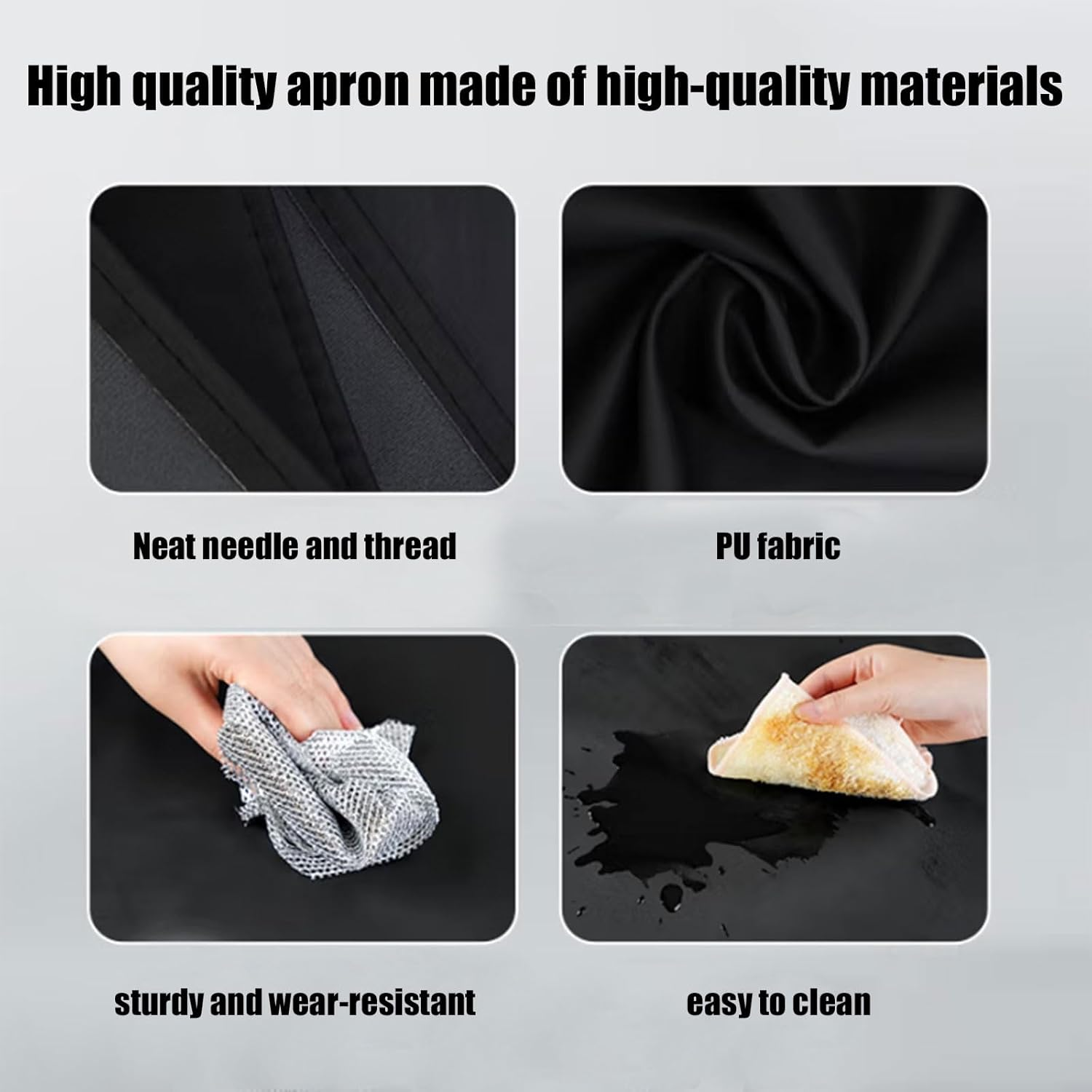 Xolixorium Men&rsquo;S Funny Cooking Apron, BBQ Grilling Apron, 2 Pockets Adjustable Neck Straps, Chef Cooking Gifts image number 4