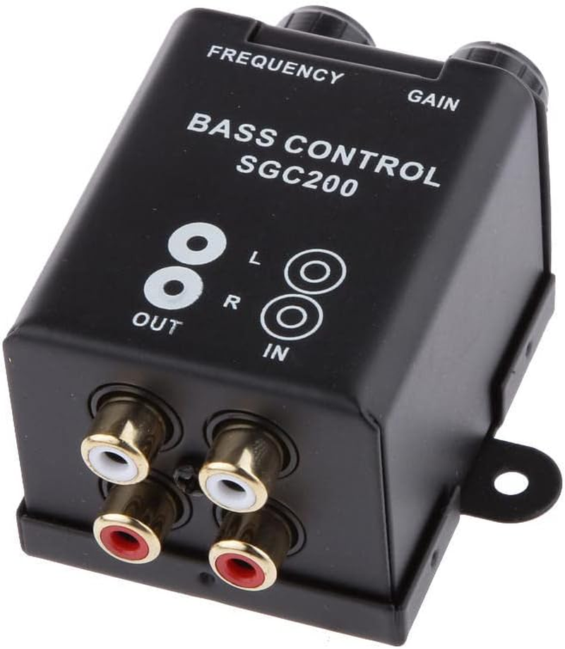 Baoblaze SGC200 Car Audio Subwoofer Volume Controller with RCA Level Knob and Remote Mounting Option image number 4