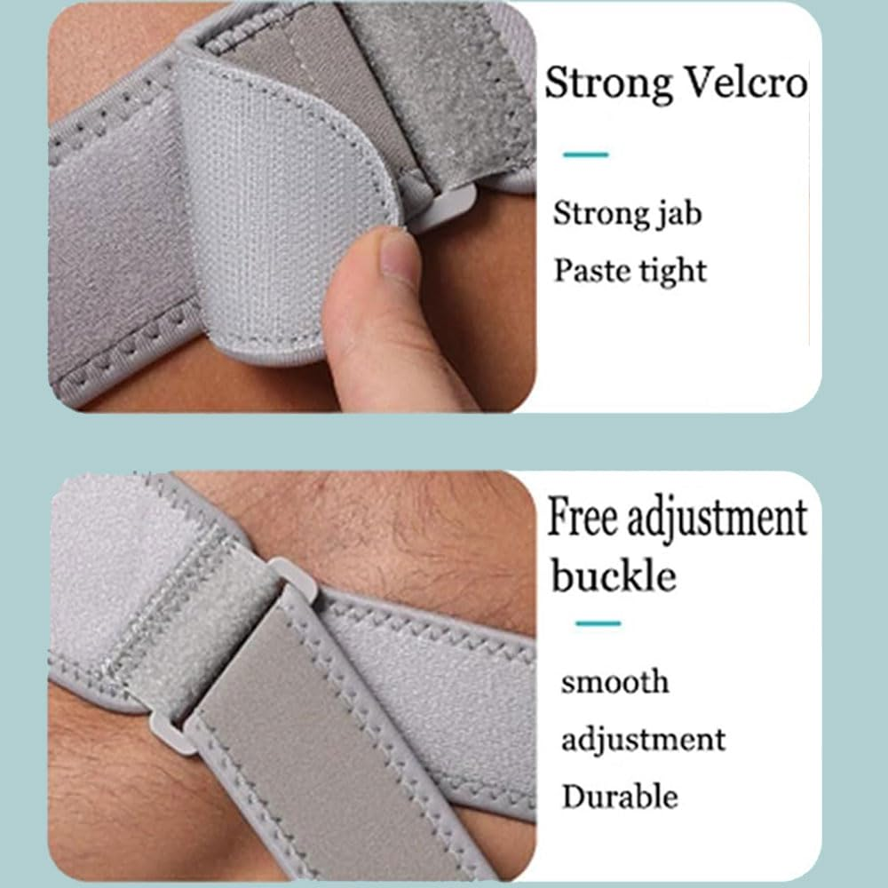Shoulder Straps for Men and Women,Rotator Cuff Support for Shoulder Tears, Tendonitis, Bursitis and Dislocations - Compression Sleeve for Injury Pain Relief (Gray) image number 4