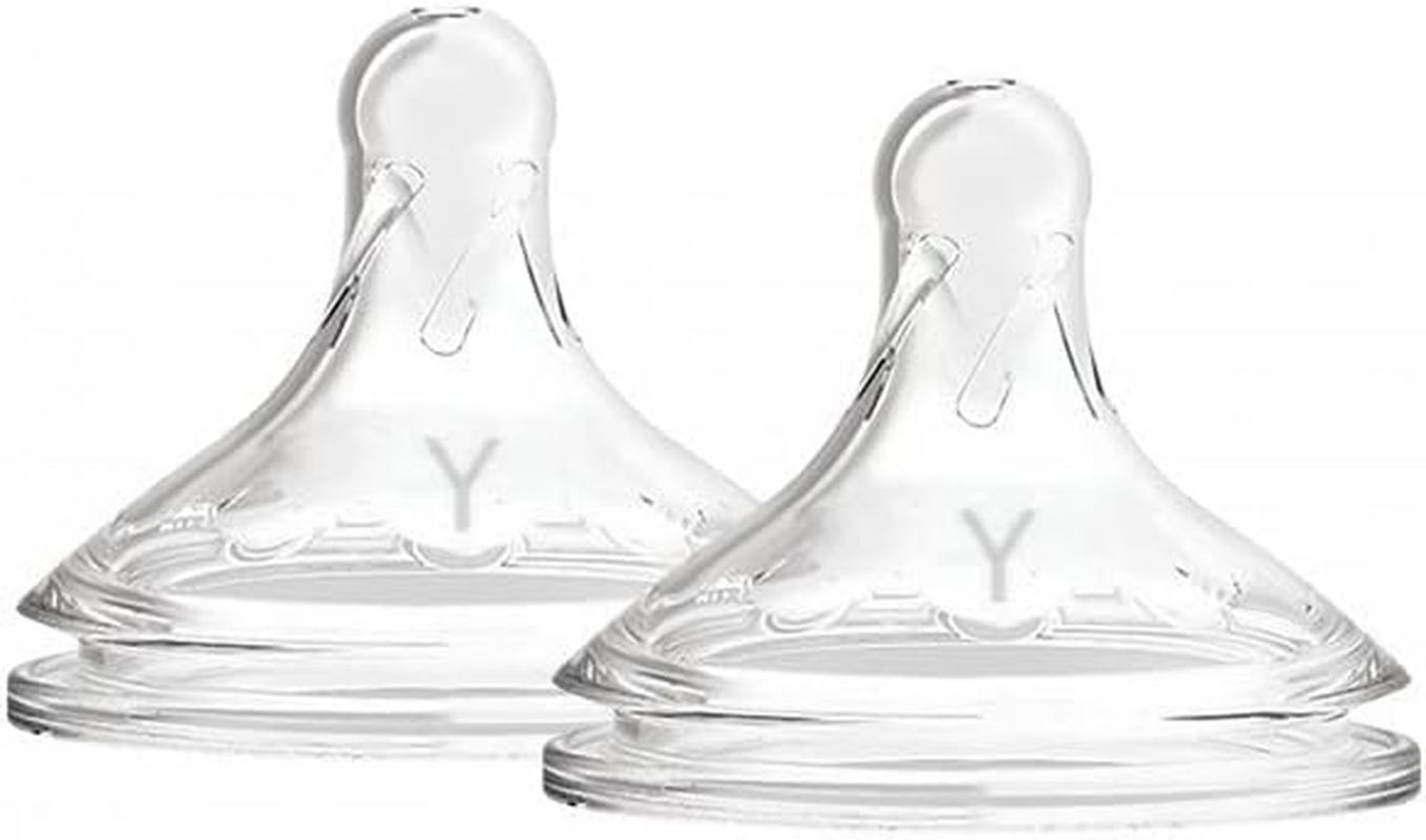 Dr Brown&rsquo;S Y-Cut Wide-Neck Options plus Teat 2 Pack image number 1