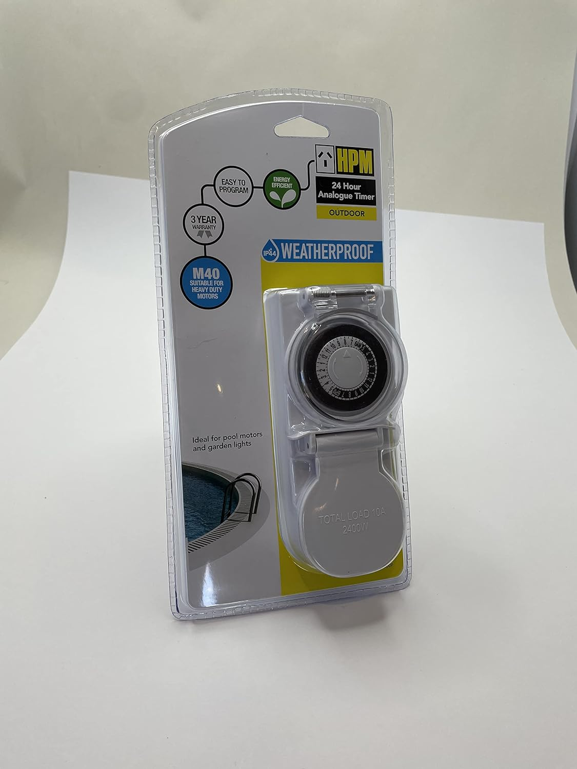 Hpm 24Hr Heavy Duty IP44 Outdoor Timer image number 2