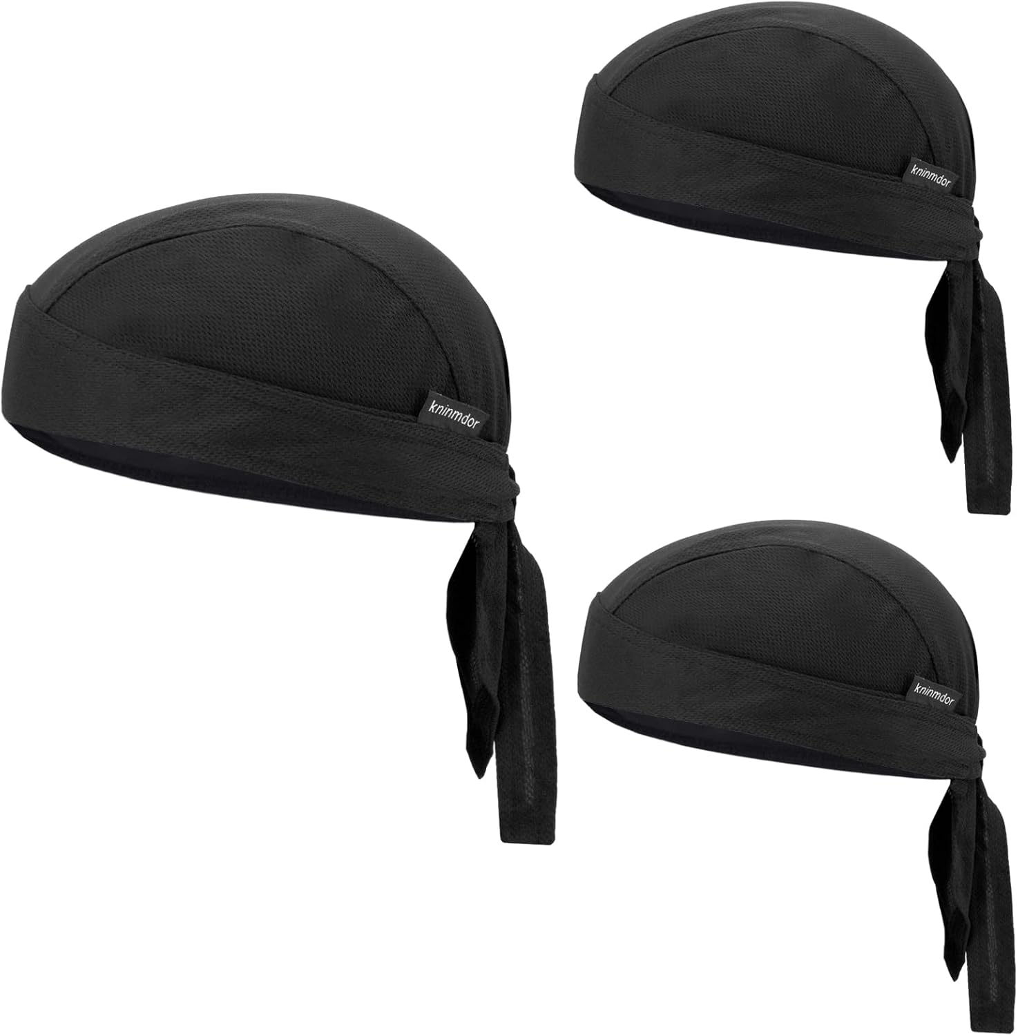 Kninmdor Do Rags Cycling Caps Helmet Liner Doo Rag Motorcycle Bandana Hat Sweat Liner Skull Caps Dew Rags for Men and Women