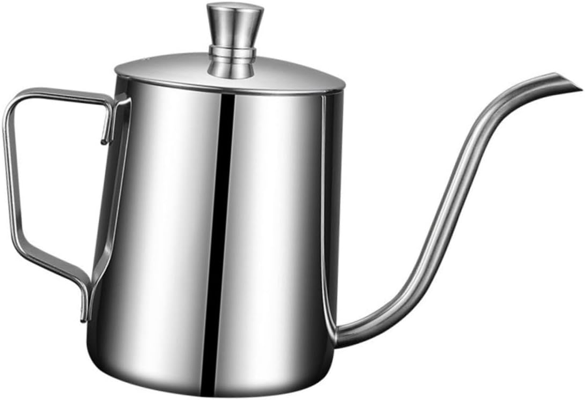 TEHAUX Stainless Steel Coffee Pot Kettle Mini Coffee Maker for Home Cold Brew Tea Kettle image number 5