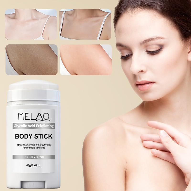 Glycolic Acid Face Stick 75G, Exfoliating Toner Stick for Face & Body, AHA Chemical Exfoliant for Blackheads, Dark Spots & Wrinkles, Gently Smooth & Renew Skin image number 3