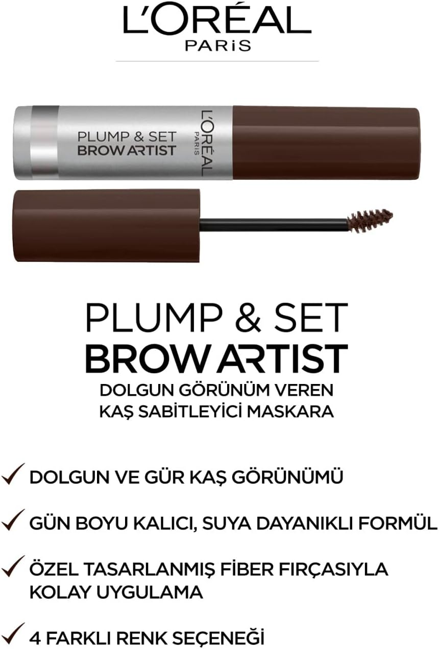 L'Oreal Paris Brow Artist Plump & Set 108 Dark Brunette image number 4
