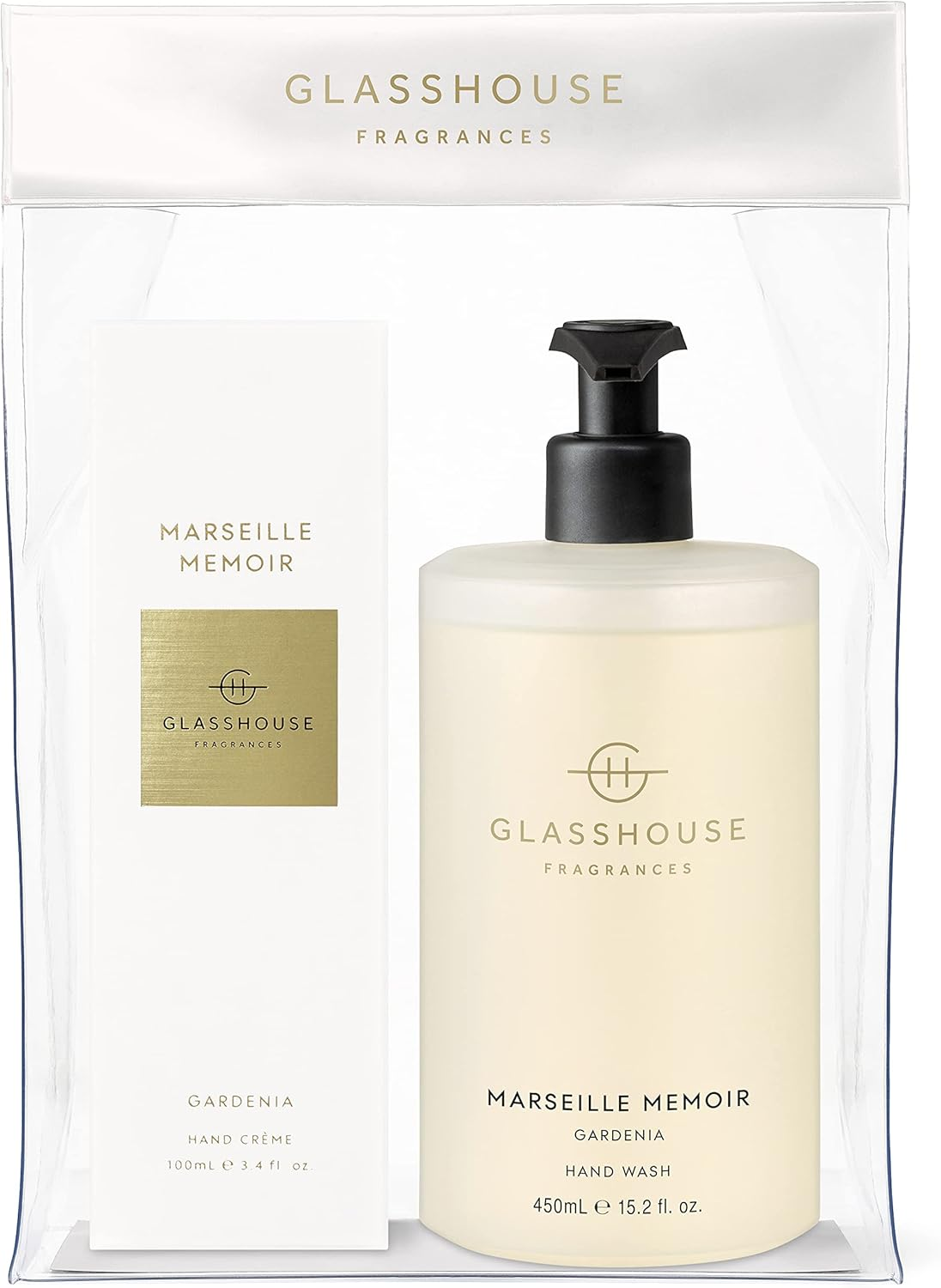 Glasshouse Fragrance Marseille Memoir Hand Cream and Hand Wash Set, 550 Ml (100 + 450 Ml) image number 2