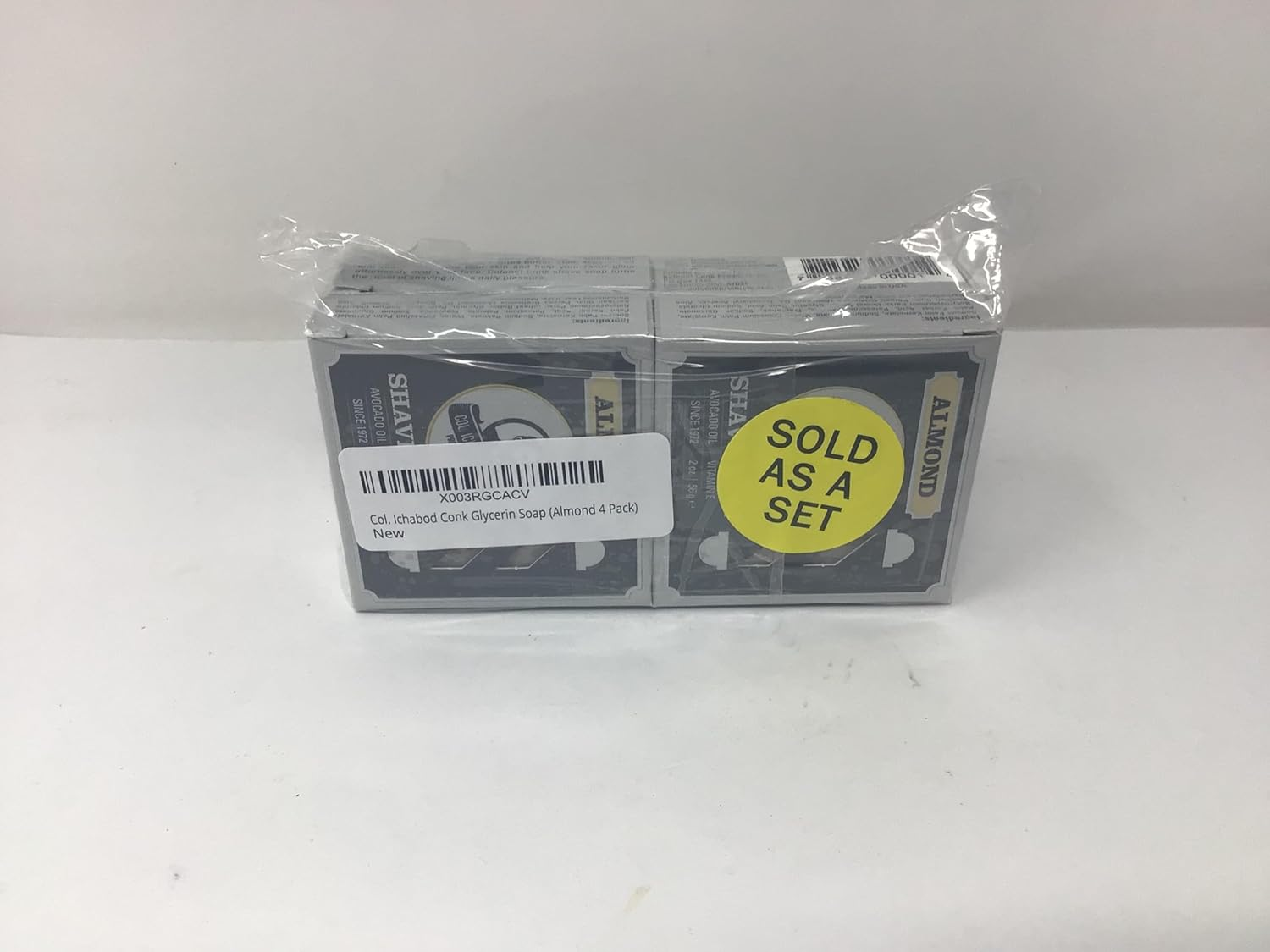 Col. Ichabod Conk Glycerin Soap (Almond 4 Pack) image number 6