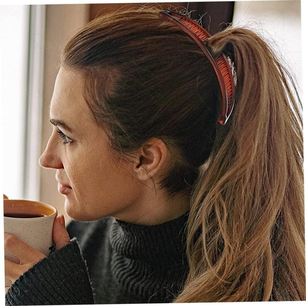 3Pcs Vintage Hair Clips Set, Banana Clip and Claw Clips for Thick Hair, Clincher Combs for Women and Girls image number 1